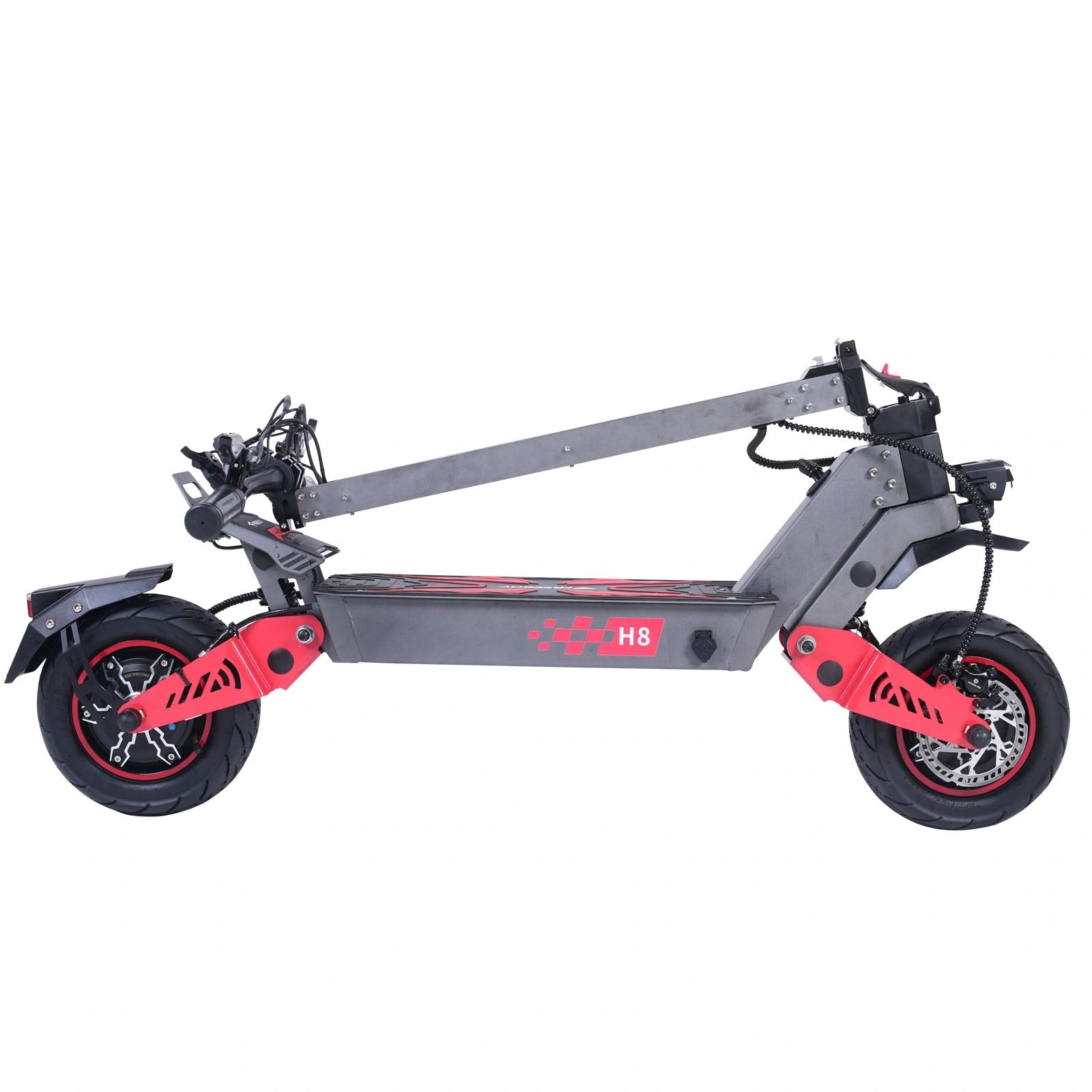 Freeboy H8 Electric Scooter | Rugged Commuter Scooter with Enhanced Stability, Suspension Comfort & Sporty Design