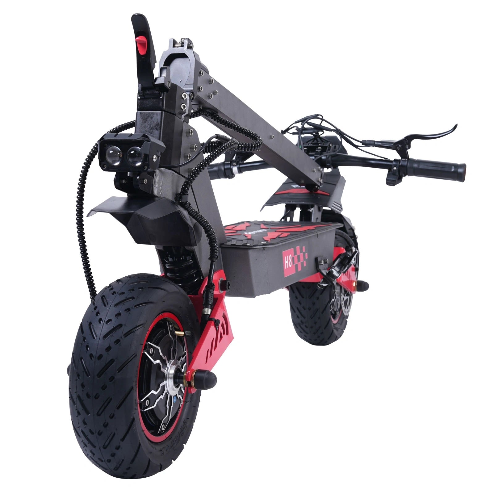 Freeboy H8 Electric Scooter | Rugged Commuter Scooter with Enhanced Stability, Suspension Comfort & Sporty Design