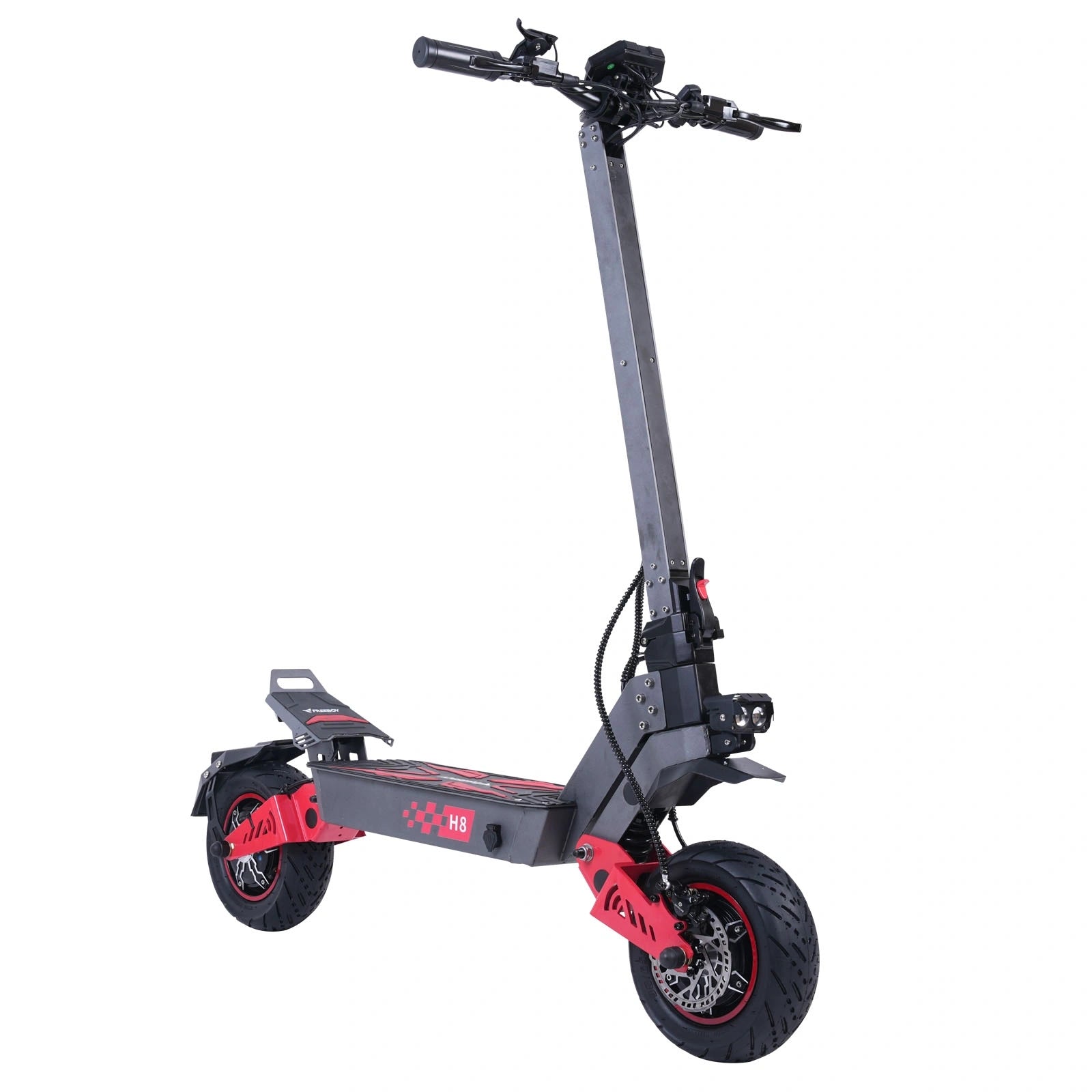 Freeboy H8 Electric Scooter | Rugged Commuter Scooter with Enhanced Stability, Suspension Comfort & Sporty Design