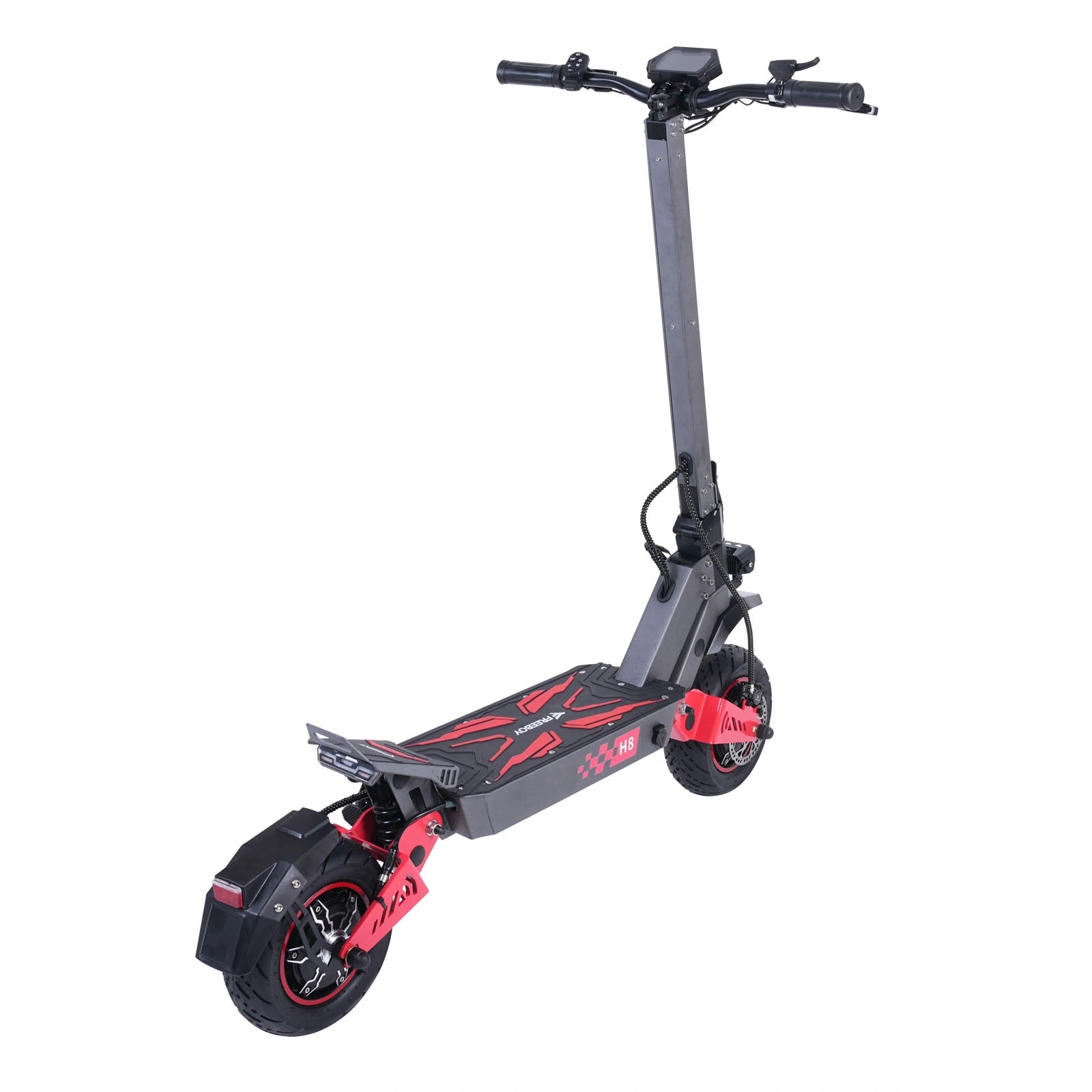 Freeboy H8 Electric Scooter | Rugged Commuter Scooter with Enhanced Stability, Suspension Comfort & Sporty Design