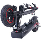 Freeboy J01 Electric Scooter with Seat | Foldable Commuter Scooter with Dual Suspension, Comfortable Ride & Long-Distance Design