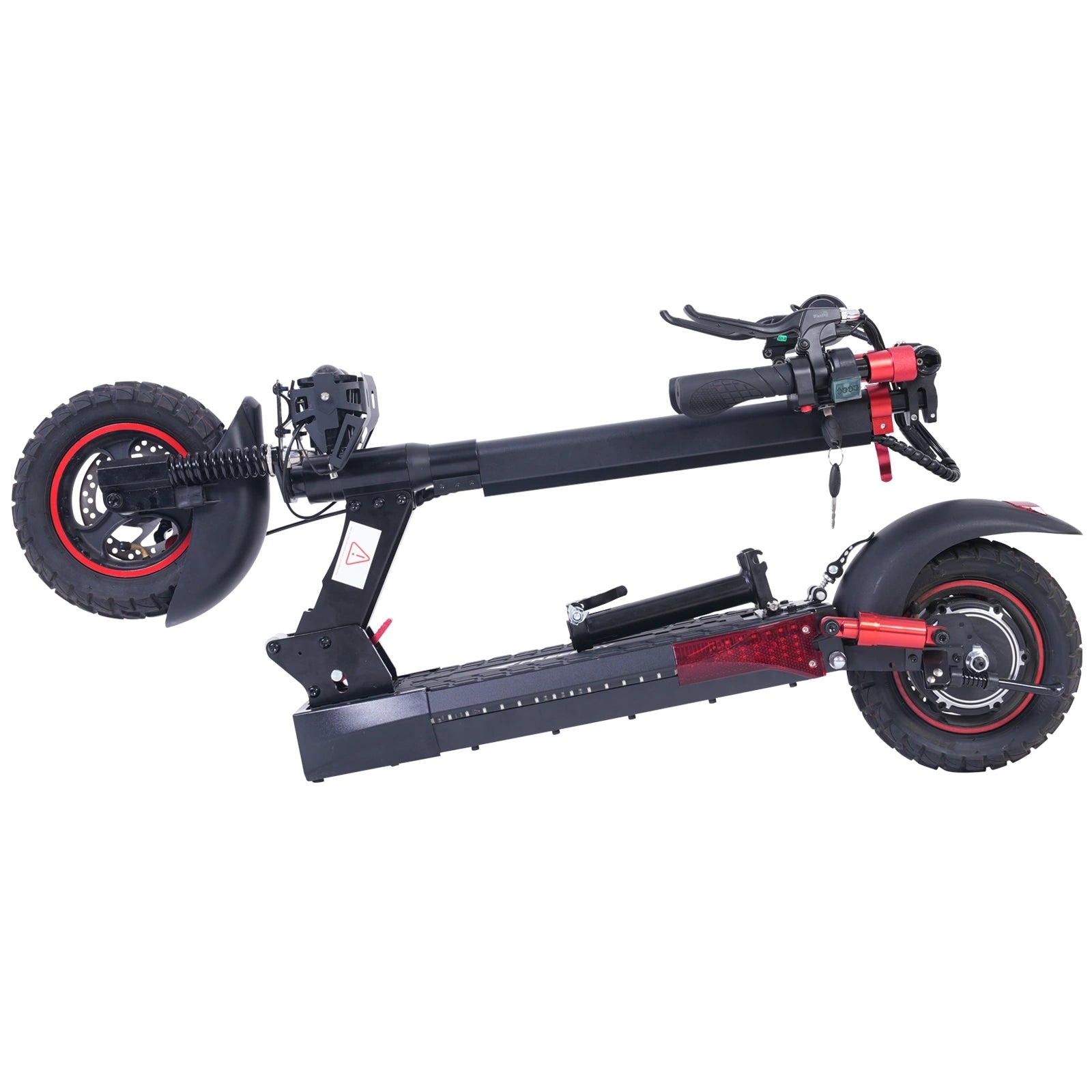 Freeboy J01 Electric Scooter with Seat | Foldable Commuter Scooter with Dual Suspension, Comfortable Ride & Long-Distance Design