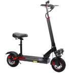 Freeboy J01 Electric Scooter with Seat | Foldable Commuter Scooter with Dual Suspension, Comfortable Ride & Long-Distance Design