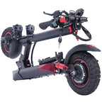 Freeboy J01 Electric Scooter with Seat | Foldable Commuter Scooter with Dual Suspension, Comfortable Ride & Long-Distance Design