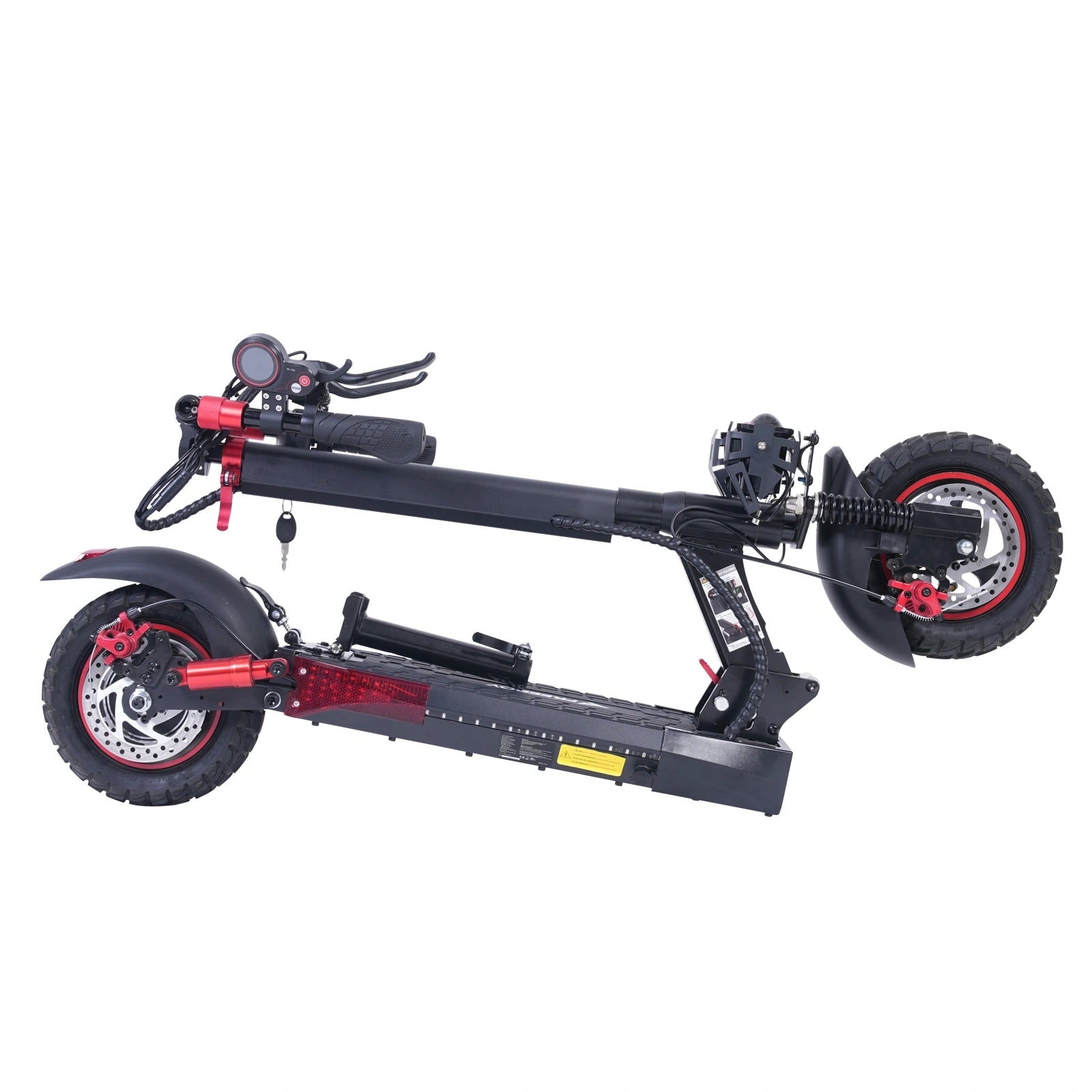 Freeboy J01 Electric Scooter with Seat | Foldable Commuter Scooter with Dual Suspension, Comfortable Ride & Long-Distance Design