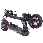 Freeboy J01 Electric Scooter with Seat | Foldable Commuter Scooter with Dual Suspension, Comfortable Ride & Long-Distance Design