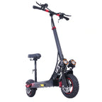 Freeboy J01 Electric Scooter with Seat | Foldable Commuter Scooter with Dual Suspension, Comfortable Ride & Long-Distance Design