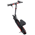Freeboy J01 Electric Scooter with Seat | Foldable Commuter Scooter with Dual Suspension, Comfortable Ride & Long-Distance Design