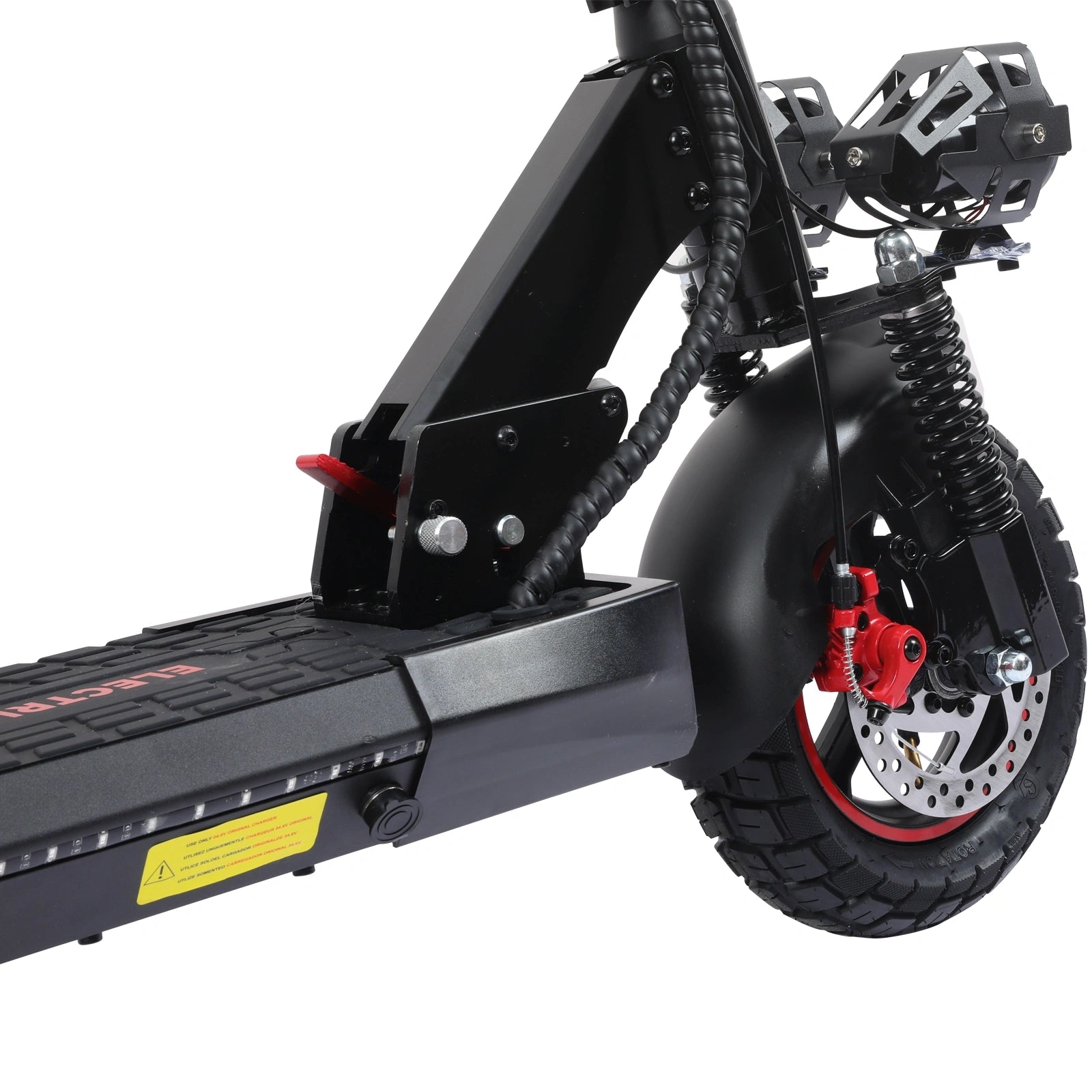 Freeboy J01 Electric Scooter with Seat | Foldable Commuter Scooter with Dual Suspension, Comfortable Ride & Long-Distance Design