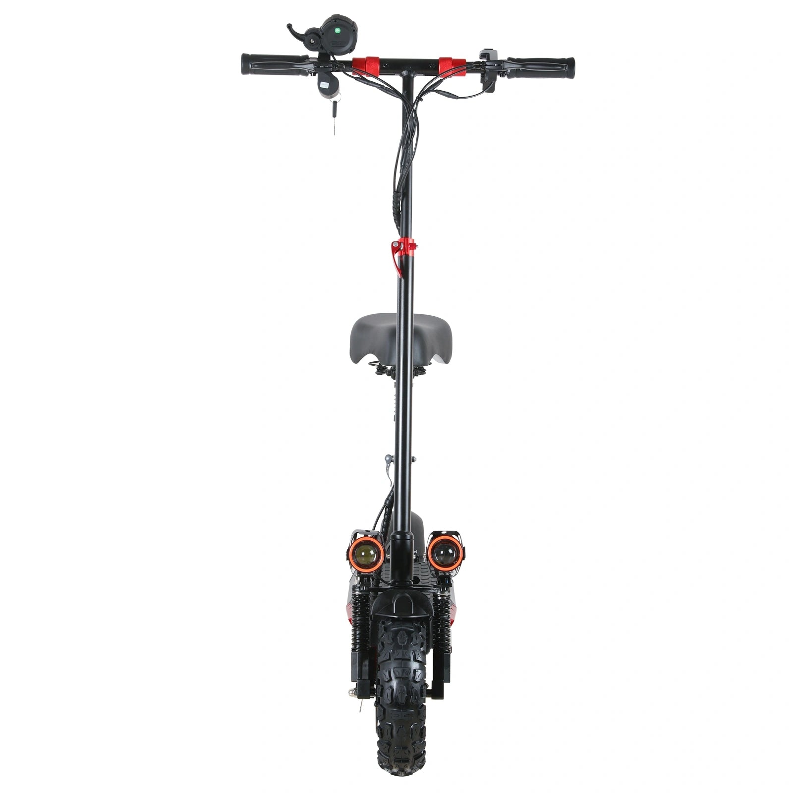 Freeboy J11MAX Electric Scooter with Seat | Long-Range Folding Scooter Featuring Dual Suspension, Stable Ride & All-Terrain Comfort
