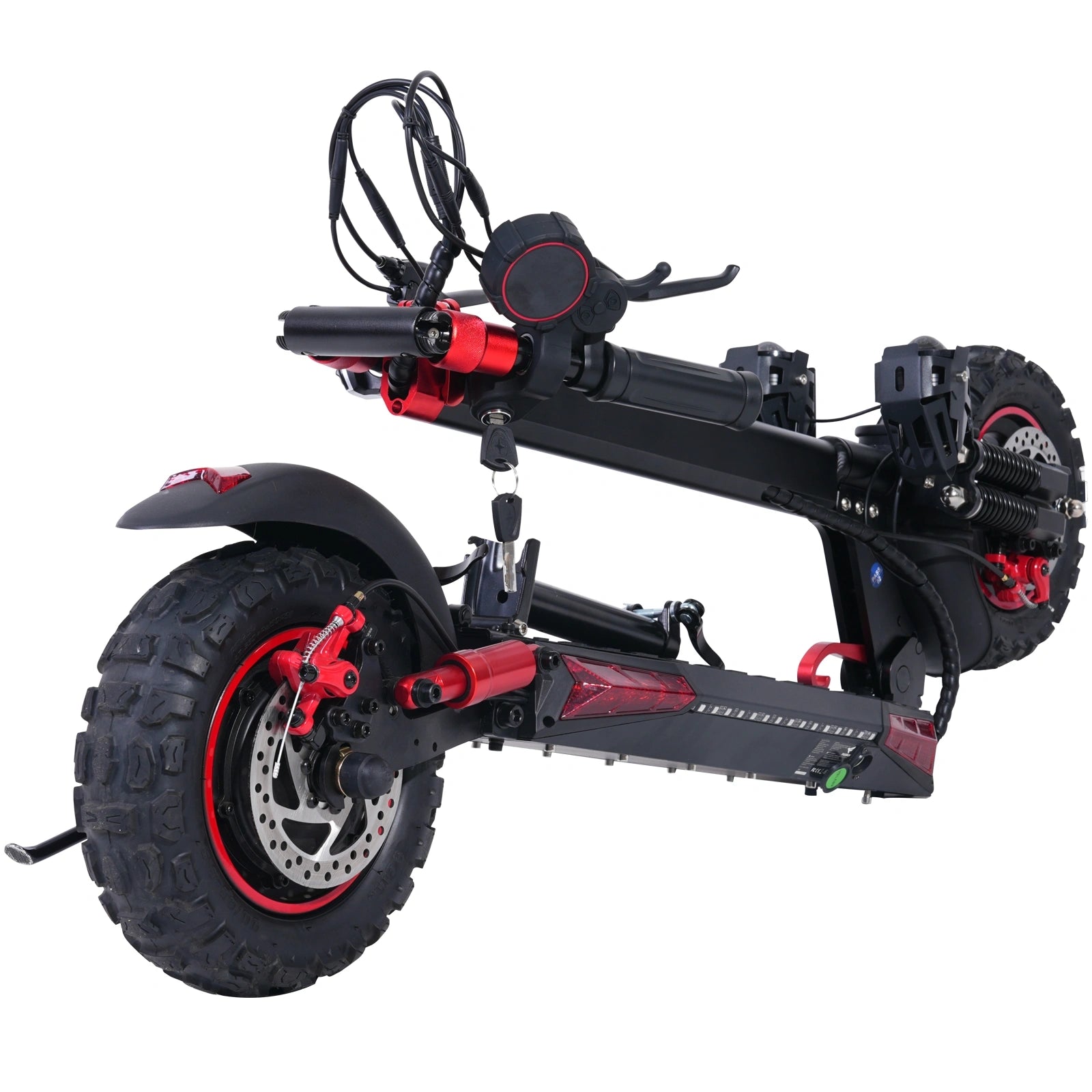 Freeboy J11MAX Electric Scooter with Seat | Long-Range Folding Scooter Featuring Dual Suspension, Stable Ride & All-Terrain Comfort