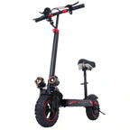 Freeboy J11MAX Electric Scooter with Seat | Long-Range Folding Scooter Featuring Dual Suspension, Stable Ride & All-Terrain Comfort