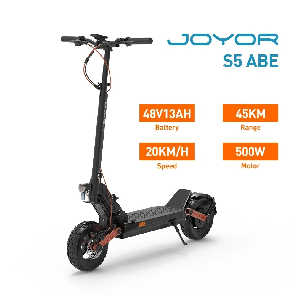 JOYOR S5 ABE Performance Electric Scooter | Premium Off-Road Scooter with Advanced Suspension & Rugged Urban Mobility Design