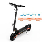 JOYOR T10 Electric Scooter | High Performance Off-Road Scooter with Dual Suspension, Powerful Motor & Long Range Riding