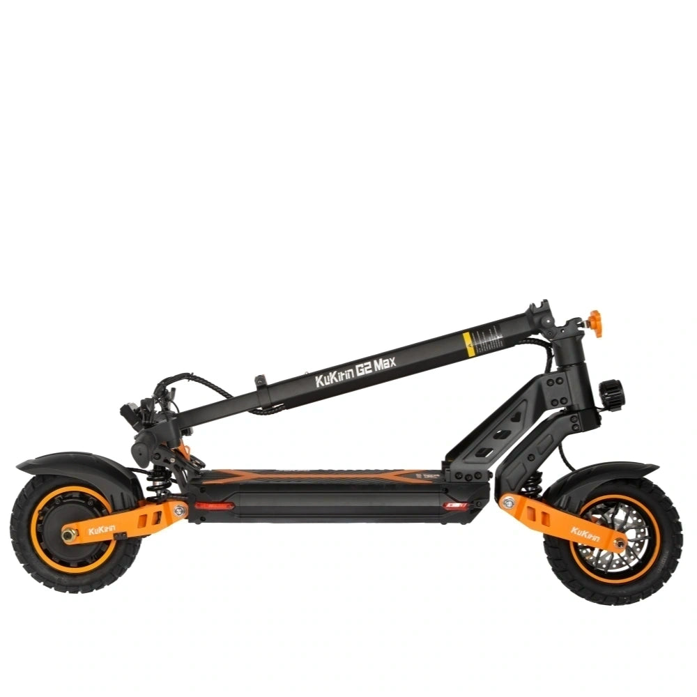 KuKirin G2 Max Electric Scooter | High-Performance Folding E-Scooter with All-Terrain Tires, Dual Suspension & Long-Range Riding Capability